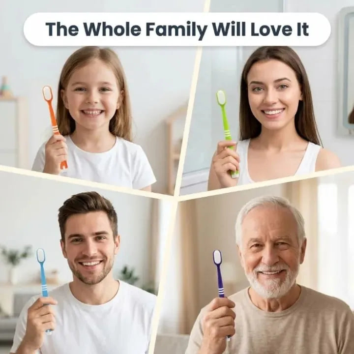 Ultra-Soft Nano Toothbrushes for Gentle Daily Oral Care