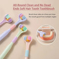 Ultimate Three-Sided Soft Bristle Toothbrush Collection for Deep Cleaning